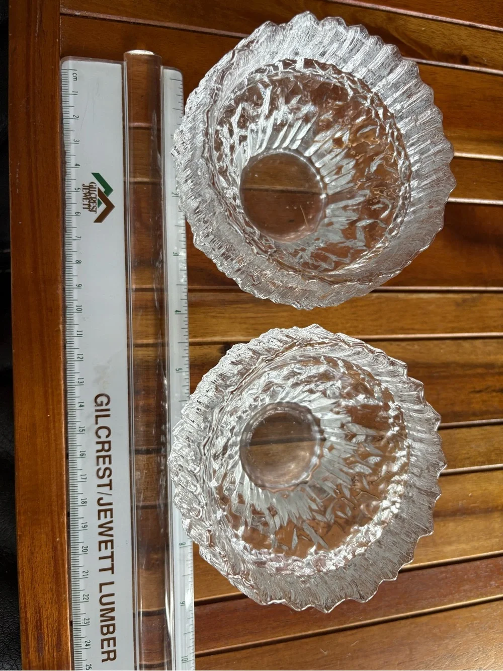 Vtg iittala Finland Stellaria TeaLight Votive Candle Holder Tapio Wirkkala Pair